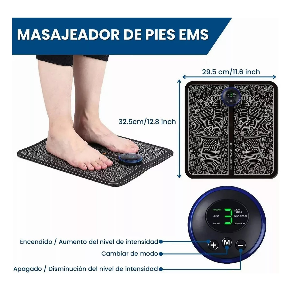 Tapete Masajeador Terapéutico - ENVÍO GRATIS!