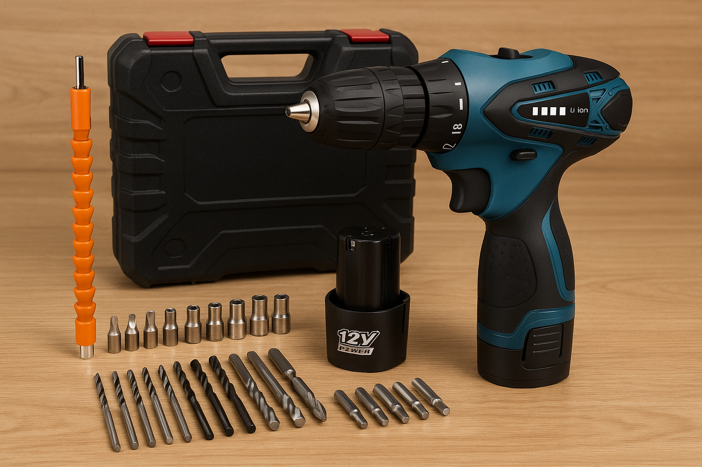 🔥Kit Taladro Inalámbrico Profesional 12V + 🚚 ENVÍO GRATIS!